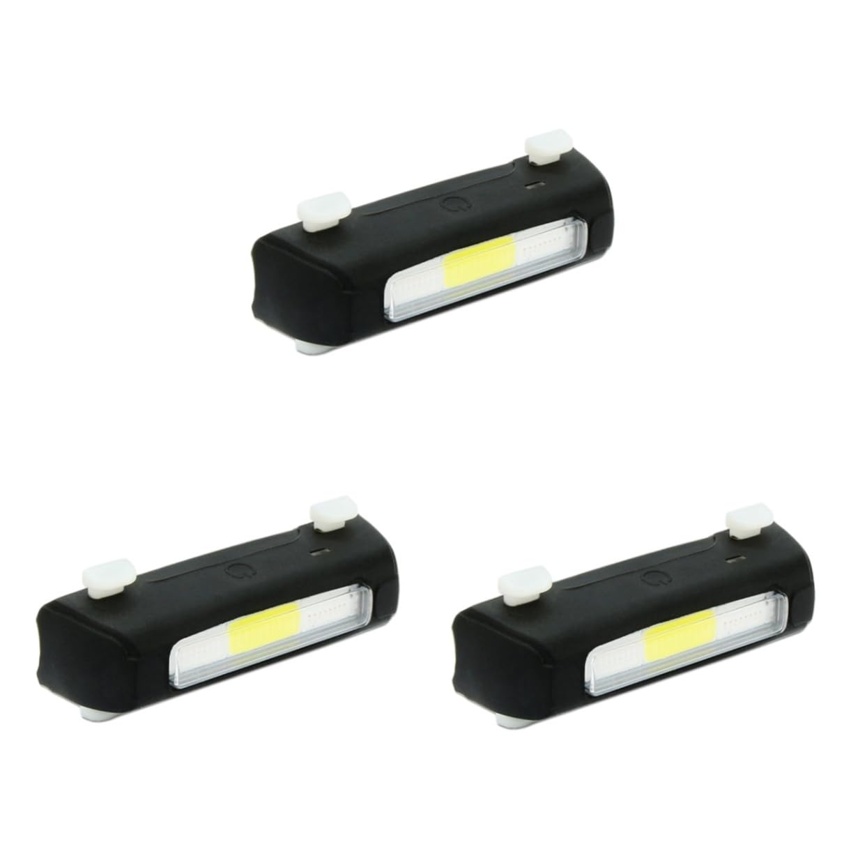 Toddmomy 3 Pièces Mini feu arrière Rechargeable feu arrière Super Brillant Feux arrières Lampe de Poche de sécurité à vélo Lampe de vélo Rechargeable équitation Lumière d'alarme