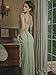CIDER Formal Dresses for Women Wedding Guest Dresses Summer Maxi Dress Sleeveless Mesh Ruffle Cocktail Bodycon Dress 2025: Green, XS