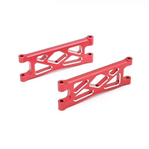 Mesimsple Alloy Rear Lower Suspension A Arm 6061 Alum ARA330808 for Arrma 1/18 Granite Typhon Grom Mega 380 Upgrades Part Red