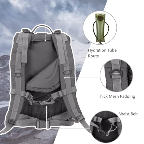 Image of Hannibal Tactical MOLLE Assault Backpack, Tactical Backpack Military Army Camping Rucksack