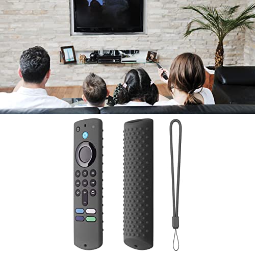 Capa de Silicone para Controle Remoto, Capa Protetora de Silicone Antiderrapante para Fire TV Stick