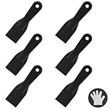6 Stück Kunststoffspachtelmesser, flexibler Farbschaber mit...