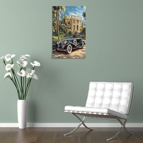 Image sur toile voiture ancienne pour passionnés d'auto