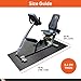 Body Sport Equipment Mat, Compatible with Exercise Bikes, Ellipticals, and Treadmills – Designed for Fitness Trainers, Gym, Studios and Home