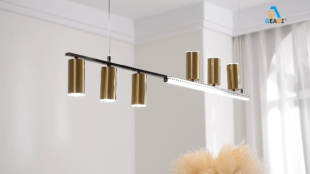 Sala Da Pranzo Sospensione LED Dimmerabile, Moderno LED Lampada da Soffitto Soggiorno Lampadari con telecomando LED Lampada da Soffitto Moderna per Soggiorno Camera Da Letto Cucina Cafe Bar