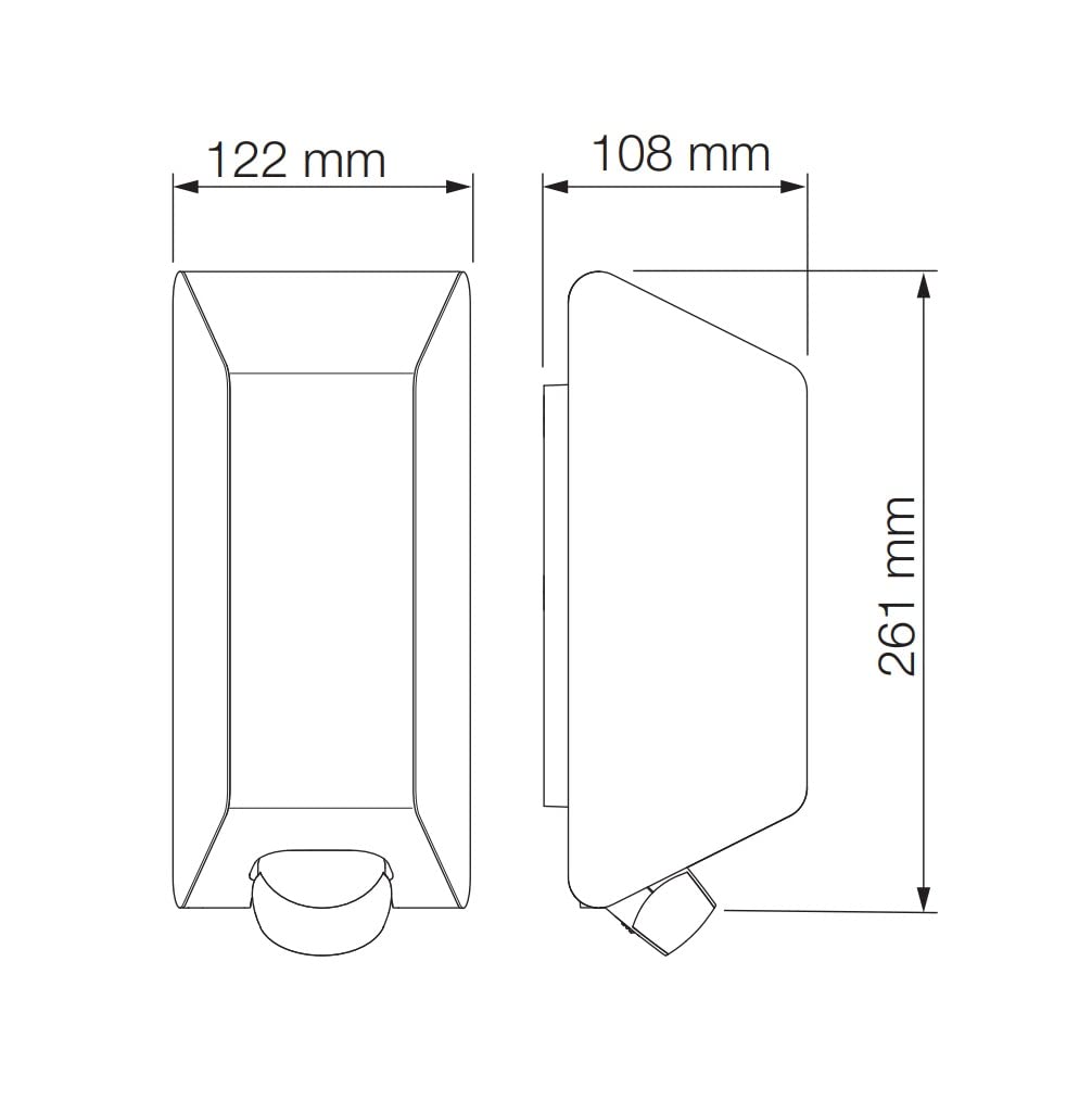 Steinel Außenleuchte L 30 S Anthrazit, 180° Bewegungsmelder, 10 m Reichweite, E27 Fassung, Design-Wandlampe außen schlagfest