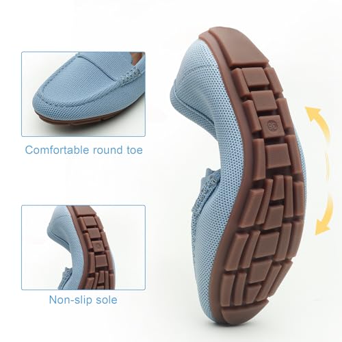 Image of feabtonbd Loafers for Women Comfortable Breathable ShoeCasual Slip On Womens Driving Flats Shoes