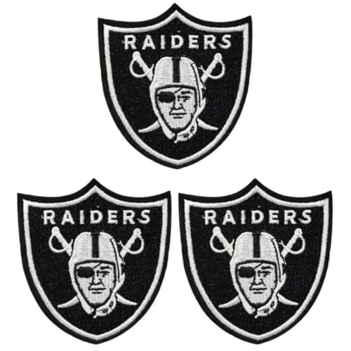 3Pcs Rugby Fans Favorite Team Logo Embroidered Patch, Iron on or Sew on Patch Applique for Clothes, Dress, Hat, Jeans, DIY Accessories