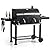 Sophia & William Heavy-duty Charcoal BBQ Grills Extra Large Outdoor Barbecue Grill with 794 SQ.IN. Cooking Area, Dual-Zone Individual & Adjustable Charcoal Tray and Foldable Side Table, Black