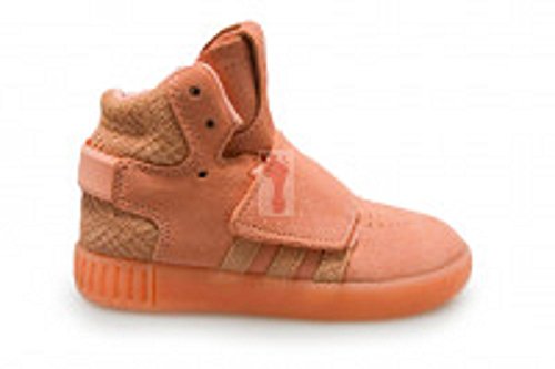 adidas Kinder Tubular Invader Strap C, rose, UK 1.5|EU 33 1/2