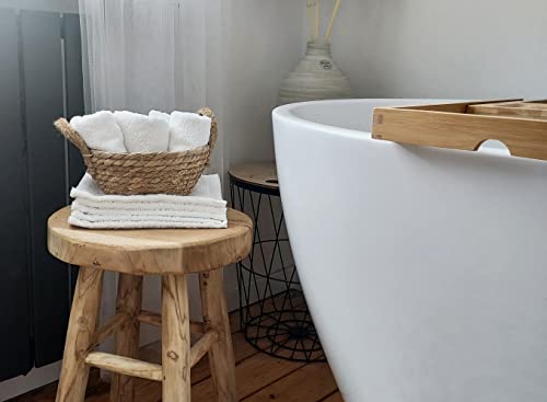 ZOLLNER 10 manopole da Bagno, 16x21 cm, Bianche