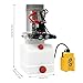 4 Quart Hydraulic Power Unit 12V, 1.1cc/r Double Acting Dump Truck Hydraulic Pump, Hydraulic Pump for Dump Trailer Car Lifting Platforms&Industrial