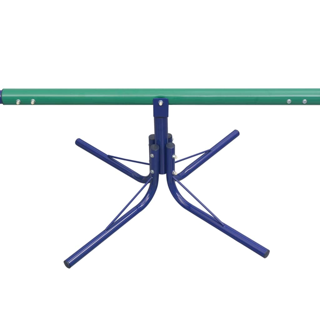 Balancín giratorio de 360 grados de acero y plástico, con asientos ergonómicos y asas antideslizantes, balancín de jardín para exteriores, parque infantil, patio y patio, 182 x 60 cm, 45 kg