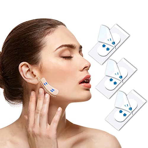 Face Lift Tape Instant Face Lifting Stickers Invisible Waterproof Elasticity Wrinkle Lift Patches Makeup Face Lift Tools for Instant Face, Neck Lift Reduce Double Chin(40PCS/Box)