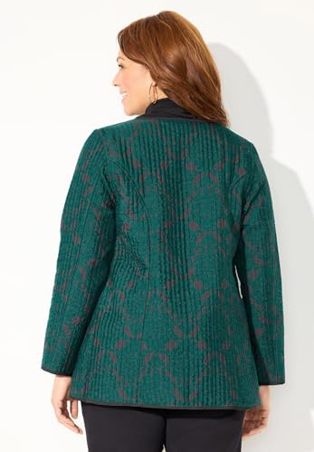 Catherines Women's Plus Size Reversible Quilted Jacket2