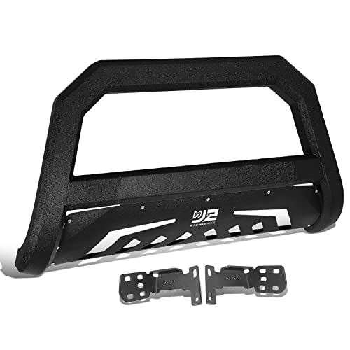 Image of J2 Engineering J2-PT-ZTL-8287 Carbon Steel Front Bumper Grill Guard Bull Bar w /Mounting Brackets Compatible with Dodge Ram 2500 3500 2003-2009,Powder Coat Black