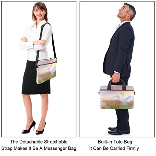 Bolso bandolera para portátil ideal para la universidad y oficina de 13 pulgadas 4