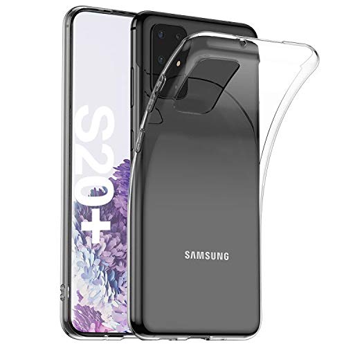opamoo Funda para Samsung Galaxy S20+, Samsung Galaxy S20 Plus Carcasa Samsung S20+ Ultra Fina Suave TPU Anti-Choque Anti-Arañazos Silicona Carcasa para Samsung Galaxy S20+ Case Cover-Transparente