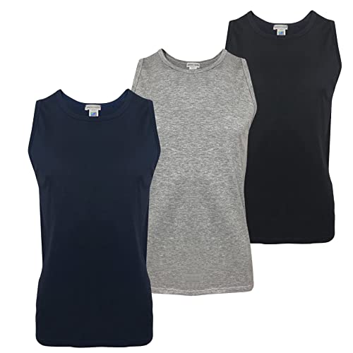 Pierre Cardin 3 T-Shirt Herren 100% Baumwolle Unterwäsche T-Shirts Herren Unterwäsche Weiß Bunte Kurze Ärmel Herren Set Weiß Schwarz Blau und Grau, Verschiedenes Tanktop, Medium