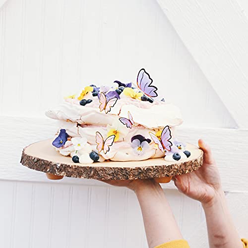 40Pcs Glitter Butterfly Decorations Supplies Golden 3D Butterfly Birthday Cake Toppers Rainbow Cupcake Toppers Butterfly Wall Stickers Room Decorations #TOP2