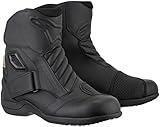 alpinestars motorradbekleidung berlin Hergestellt aus : Leder Alpinestars Motorradstiefel New Land Goretex, Schwarz, Größe 42