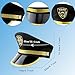 SGBETTER 8 Pack Child Police Hat Police Officer Costume Hat Cop Policeman Hat for Kids Halloween Cosplay Party Costume Accessory (Colors Style 1)