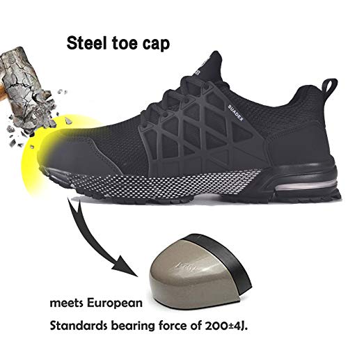 Image of SUADEX Steel Toe Shoes for Men Women Indestructible Work Safety Sneakers