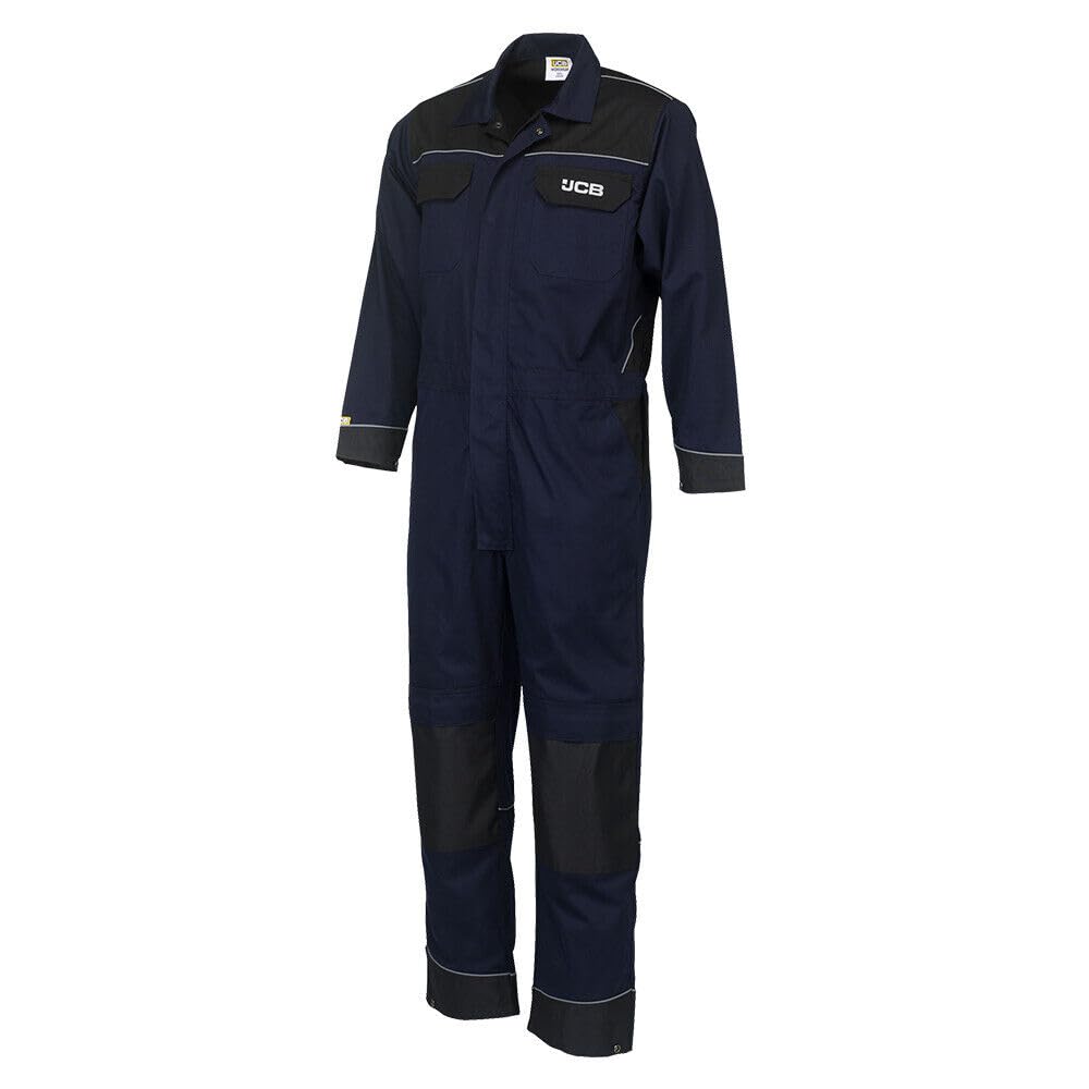 Jcb Multicolour Trade Navy Coverall - Reg Leg