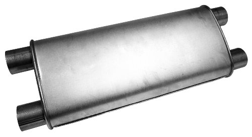 Image of Walker Quiet-Flow SS 21532 Direct Fit Exhaust Muffler 2 inch Inlet (ID) 2 inch Outlet (ID) for Chevrolet Cobalt