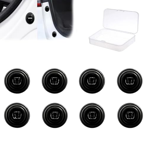 Image of 8Pcs Car Door Shock Absorber Guard Protector Rubber Pads Innovative Auto Gadgets Compatible for Amaze, Elevate, City, Hybrid, WRV, Jazz, Brio, Civic, Mobilio, BRV, CRV, Accord