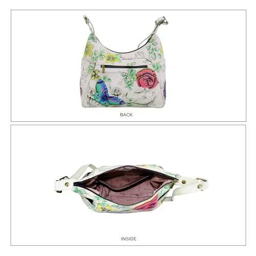 Anna By Anuschka Handpainted Large Multi Pocket Hobo3