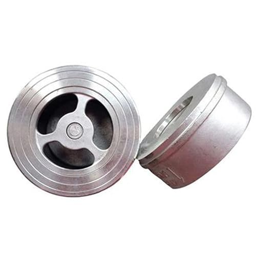 Válvula de retención de acero inoxidable 304 DN40 tipo oblea con acabado industrial H71W-16P 6