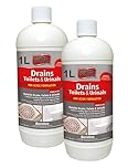 Non Acidic Unblocker for Drains, Urinals & Toilets KnockOut 2 x 1Litre