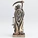 Veronese Design 4 1/4 Santa Muerte Holding Scythe and Scale Polystone Hand Painted Bronze Collectible Figurine Home Decor