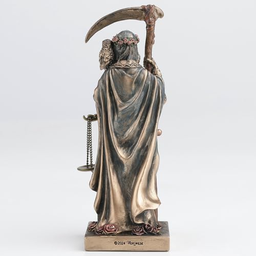 Figura Decorativa Santa Muerte de Polystone 4.25 in miniatura 3