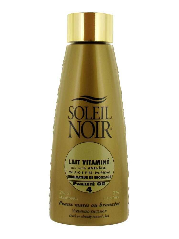 Soleil Noir Vitamined Body Milk Tan Enhancer 4 Golden Glitter 150ml