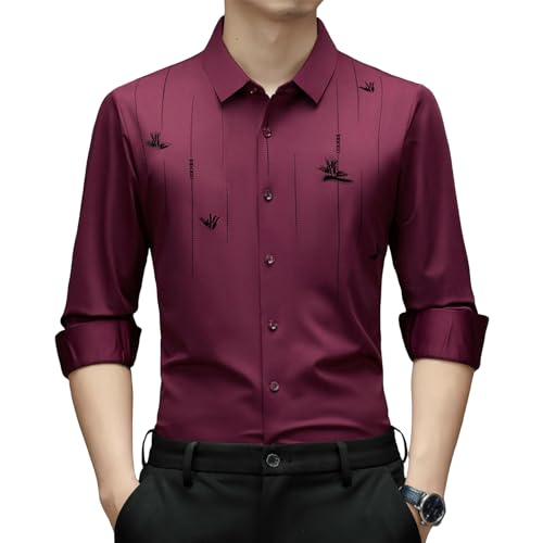 Camisa de manga larga de hombres para noches de verano y cenas elegantes
