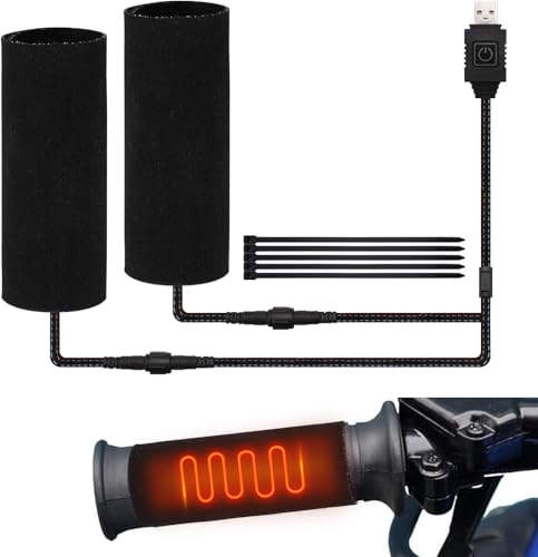 Fundas de agarre térmico para motocicleta que eliminan el frío en las manos
