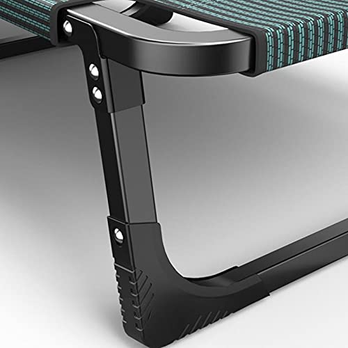 Folding Bed Opklapbaar bed Rollaway Guest Bed Cot Vouw Bed Draagbaar Vouwen Bed Frame met Schuim Matras for Slaapkamer Kantoor Heavy Duty Guest Bed - Afbeelding 6