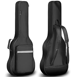 CAHAYA Sac de Guitare Classique Housse Souple de Guitare Sac pour Guitare 6 mm Rembourré Etanche avec Bandes… - Les Beatles, Paul McCartney, John Lennon, RIngo Starr, George Harrison