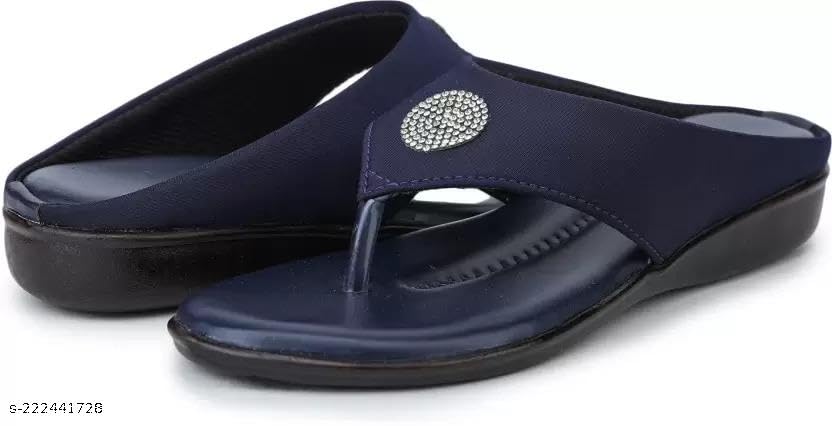 Image of KM Footwear Women's and Girls Fashion Flats and Stylish Sandals Cushioned Flats Wedges