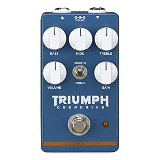Dual voice overdrive pedal with switchable voicing modes Smooth mode for classic liquid gain Punch mode for added bite and tight low end High-grade components selected for superior sound and response Top mounted input and output jacks and power conne...