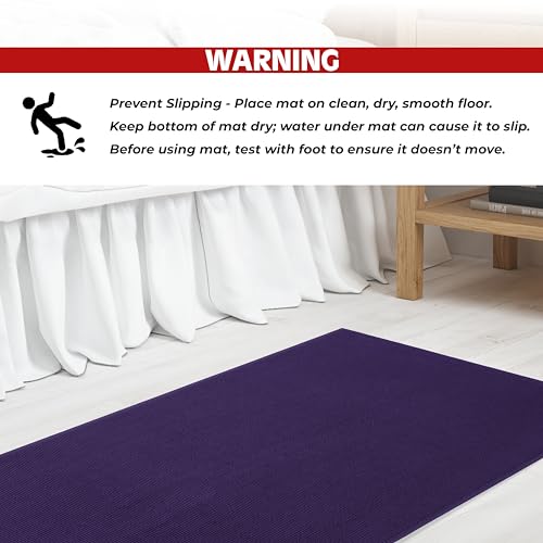 image for Cotton Paradise 100% Cotton Non Slip Bath Mats for Bathroom, 20x34 inc