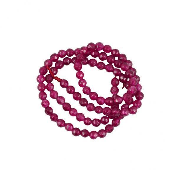 SNAPPSY 5xFaceted Jade Round Gemstone Loose Beads Strand 15 Inch/Strand 6mm-picture-46