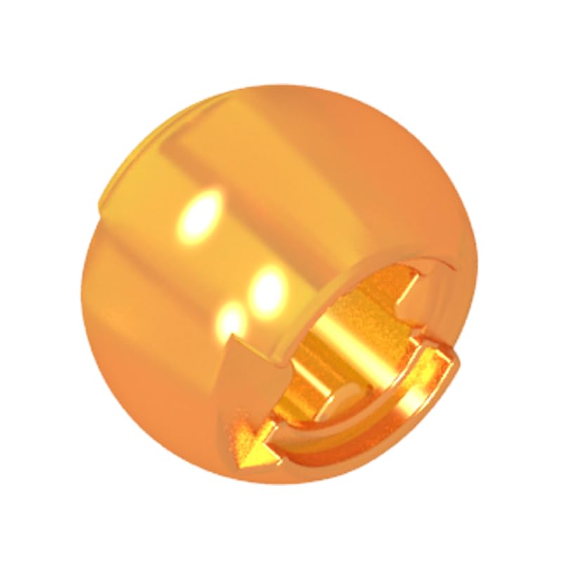 53585 Ball Joint Technic Ball Joint with Through Axle Hole 50 Pieces GDS-1056 Compatible with Lego Building Blocks Color:Trans Orange — image 1