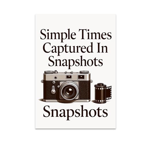 Photography Enthusiast Poster Print - Simple Times Captured In Snapshots
