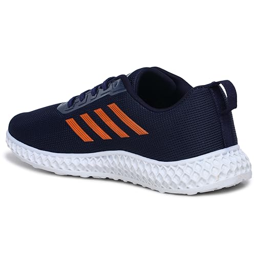 Image of ATHCO mens Kandy Running Shoes for Man Comfortable Men's Sports Shoes with Memory Foam Cushioned Insole Sports Shoes for Men Running Walking Lightweight Gym Shoe for Men Comfortable Stylish & Casual Walking Shoe for Man Anti Slip Gym Footwear