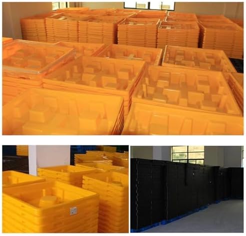 Industrial Drum Spill Containment Pallet, 2 Drum Capacity, Anti-Slip, Forklift Accessible, Modular Design for Oil Tank Spill Protection, 90-150L Capacity,51-1/5x26-4/5x6.7in(130x68x17cm)