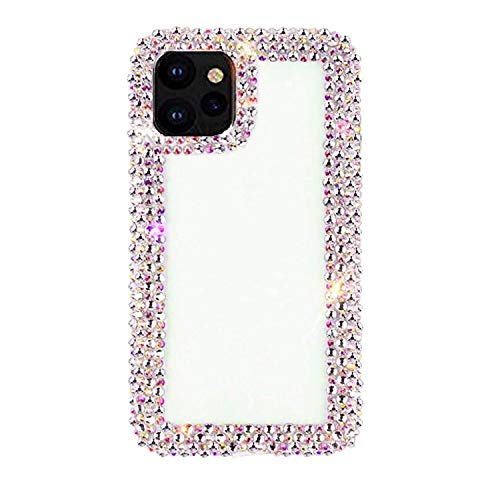 YoMaris 3D Glitter Sparkle Bling Hülle für iPhone 11 Pro max, glänzende Kristall Strass Diamant Stoßstange klar Schutz klar Hülle Abdeckung für iPhone 11 Pro max.