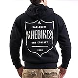 Photo Gallery khe bmx q1 10 - felpa con cappuccio e cerniera, 100% cotone, taglia xl, colore: nero Photo Gallery khe bmx q1 10 - felpa con cappuccio e cerniera, 100% cotone, taglia xl, colore: nero